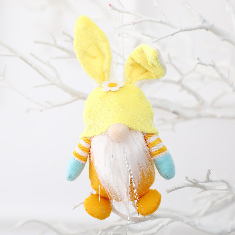 Handmade Easter Bunny Doll Ornament
