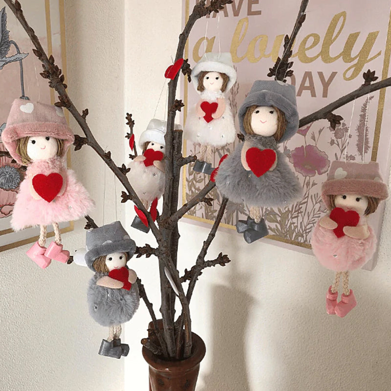 Handmade Valentine's Dolls