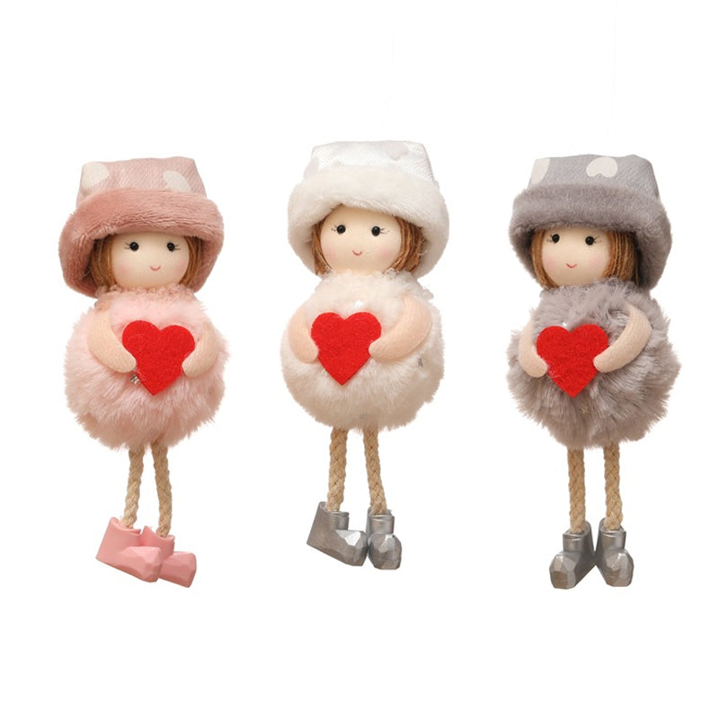 Handmade Valentine's Dolls