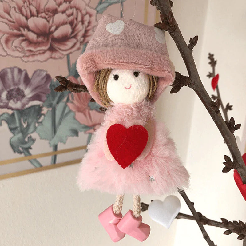 Handmade Valentine's Dolls