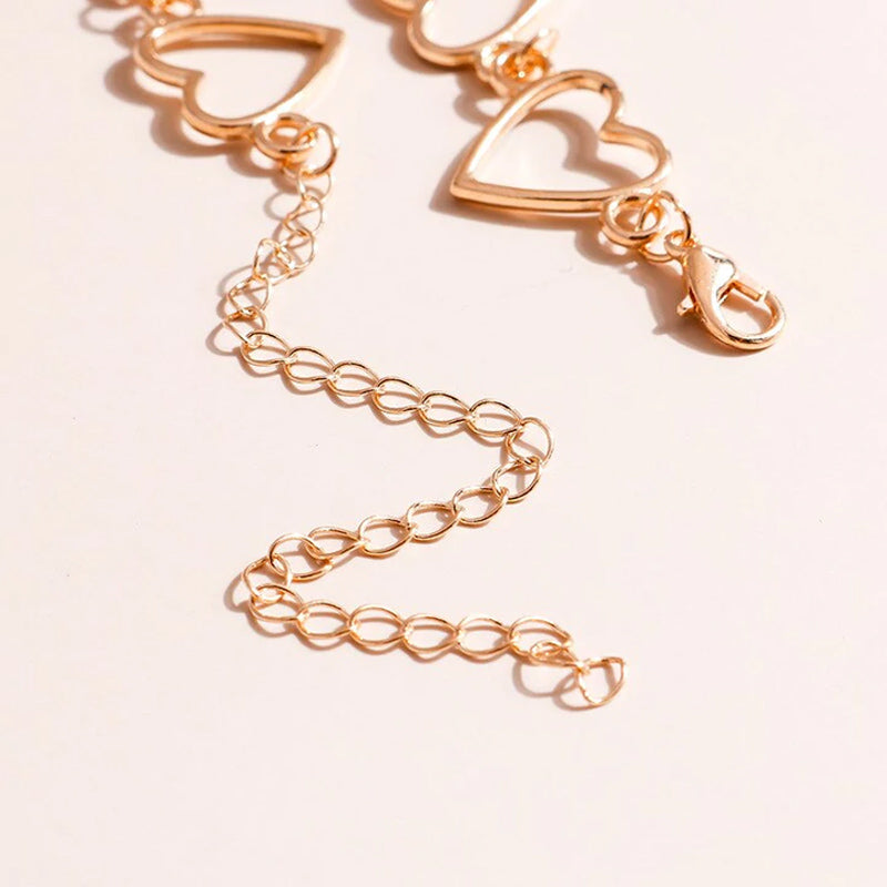 Hollow Love Heart Chocker