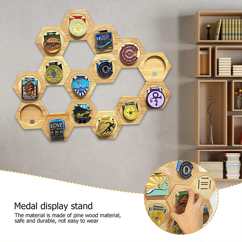 Honeycomb Combination Medal Display Stand