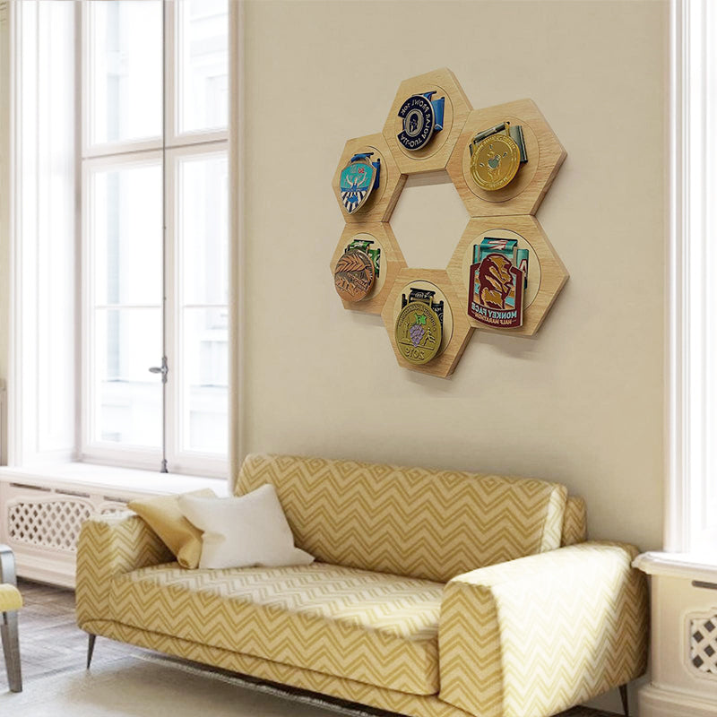 Honeycomb Combination Medal Display Stand