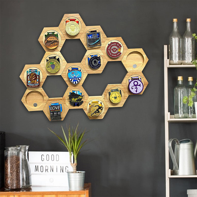 Honeycomb Combination Medal Display Stand