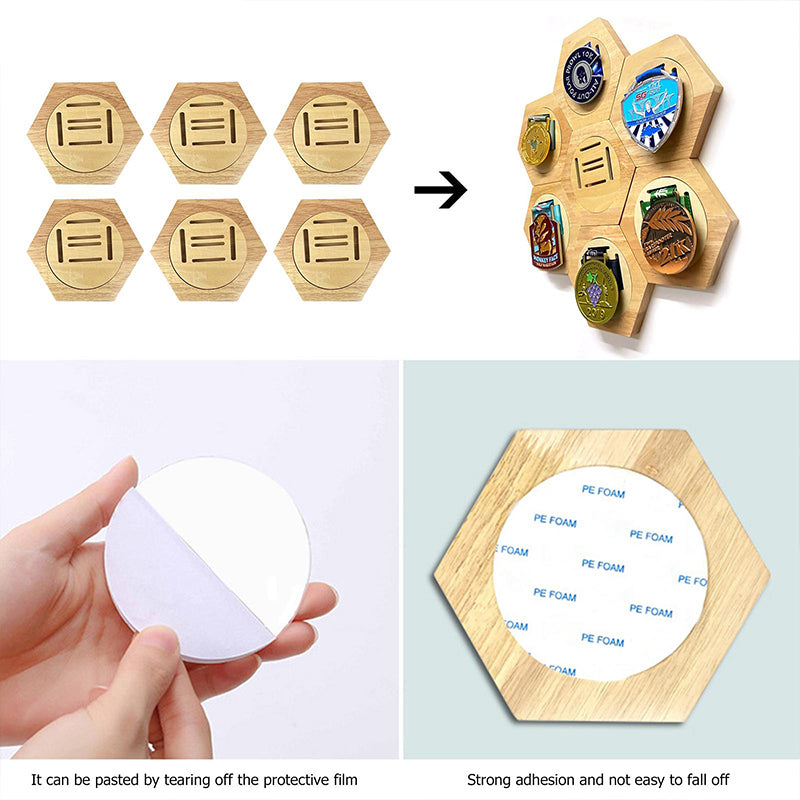 Honeycomb Combination Medal Display Stand