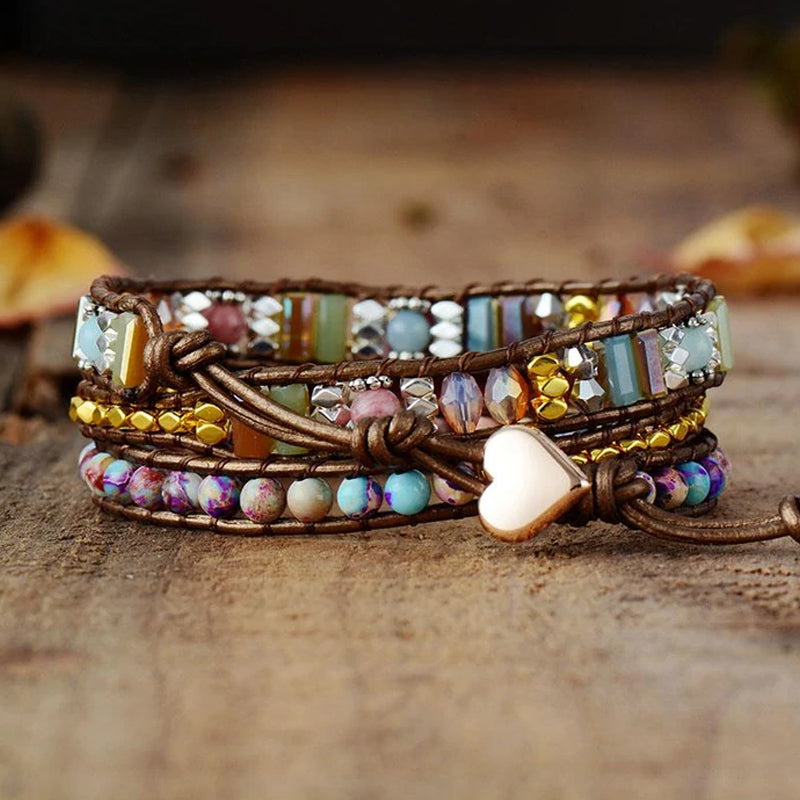 Imperial Heart Protection Wrap Bracelet