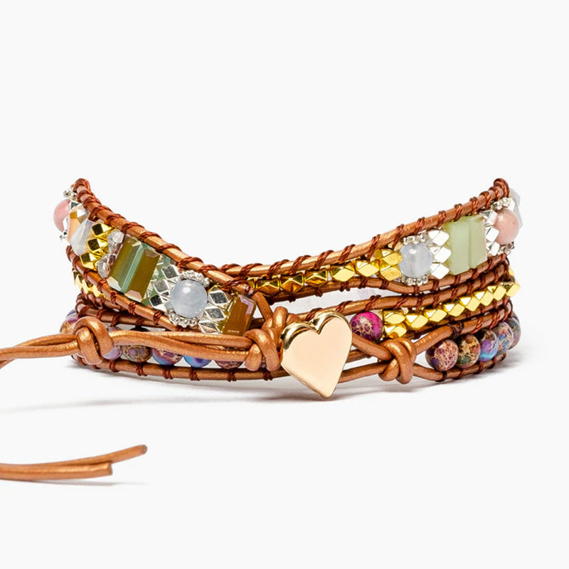Imperial Heart Protection Wrap Bracelet