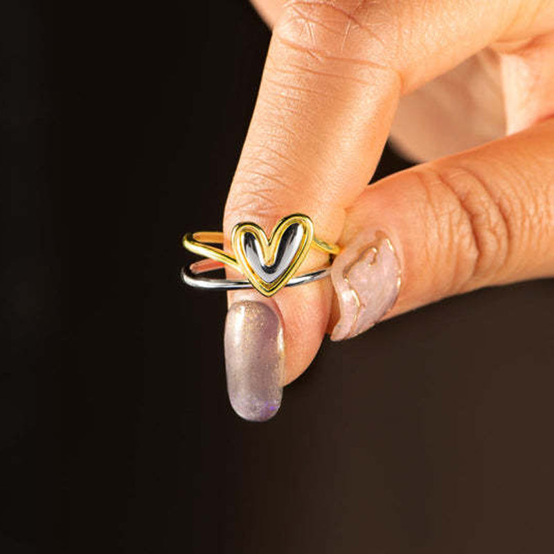 Irregular Heart Ring