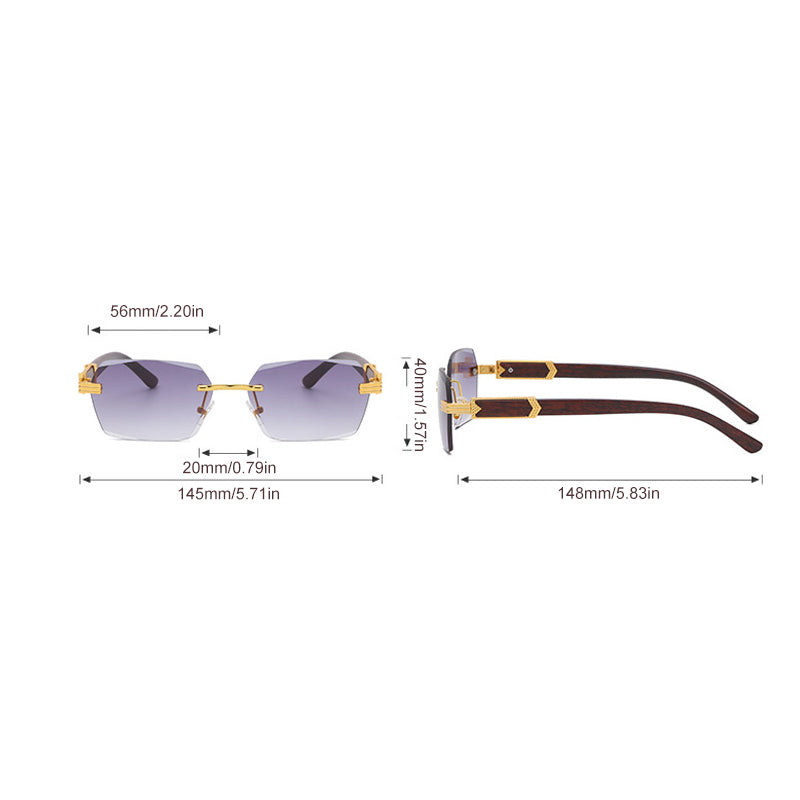 Irregular Square Trend Sunglasses