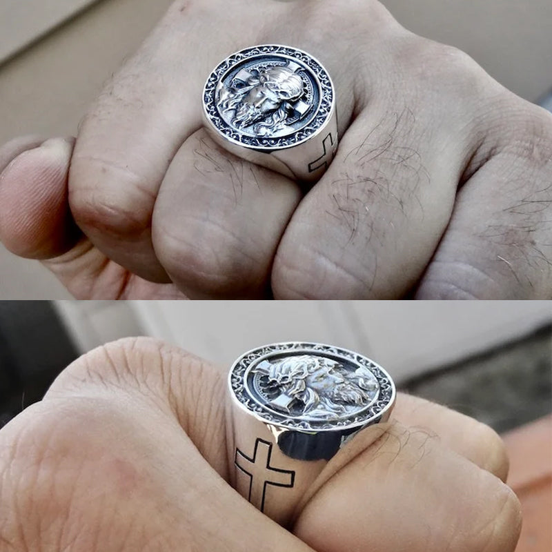 Jesus Cross Ring