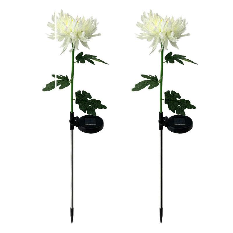 LED Chrysanthemum Solar Garden Stake Light