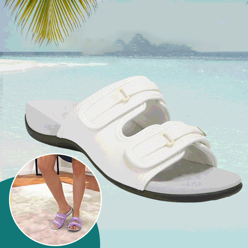 Ladies Flat Breathable Adjustable Sports Sandals