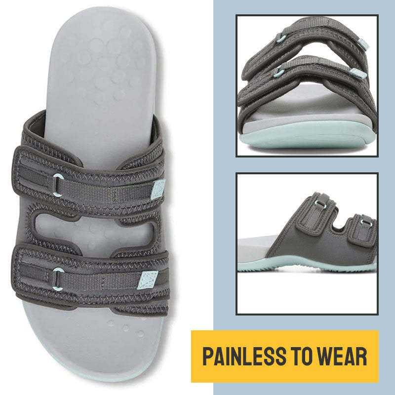 Ladies Flat Breathable Adjustable Sports Sandals