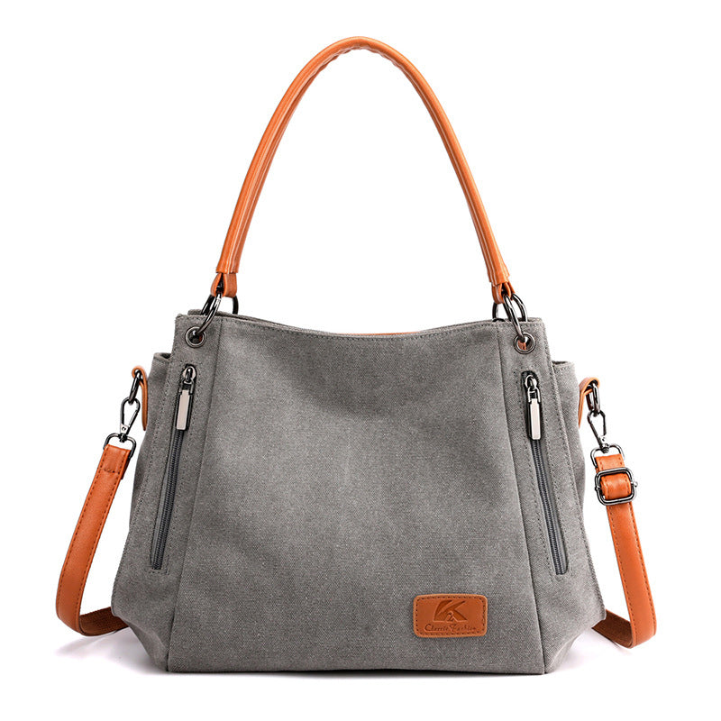 Large Capacity Casual Canvas Crossbody Bag