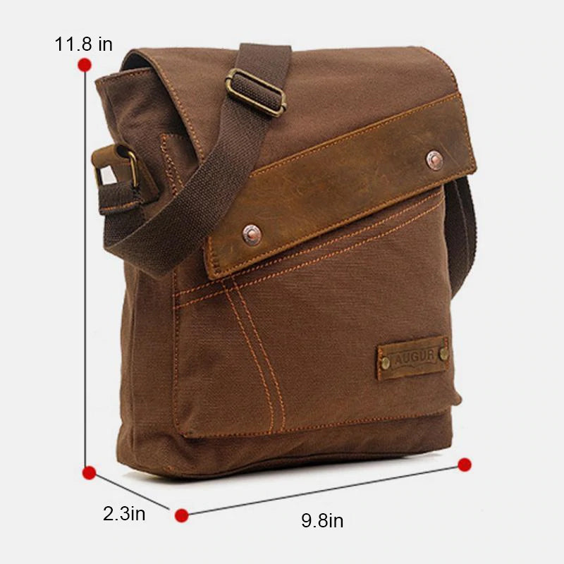 Large Capacity Retro Canvas Crossbody Bag