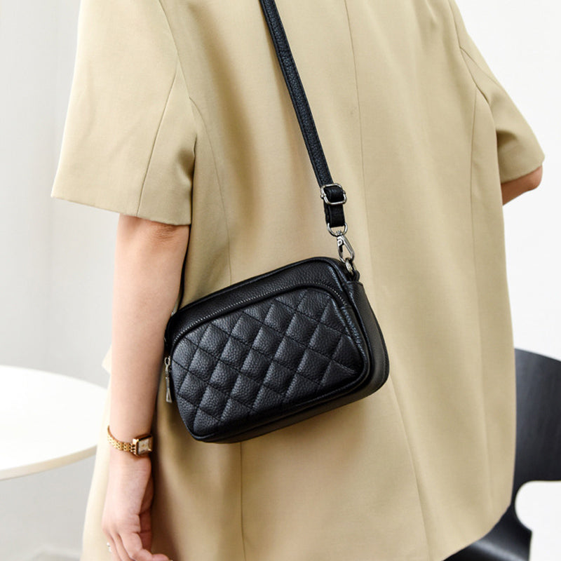 Leather Shoulder Crossbody Bag