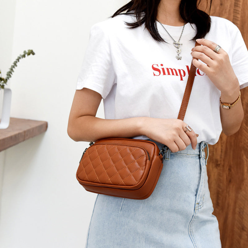 Leather Shoulder Crossbody Bag