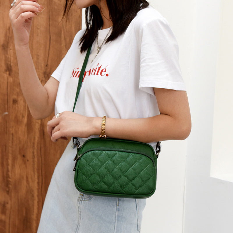 Leather Shoulder Crossbody Bag