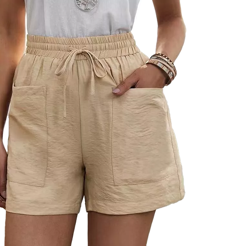 Loose Linen Lounge Shorts