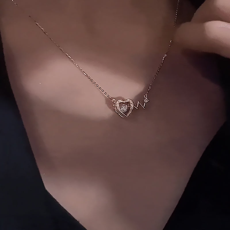 Love Heart Beating Necklace