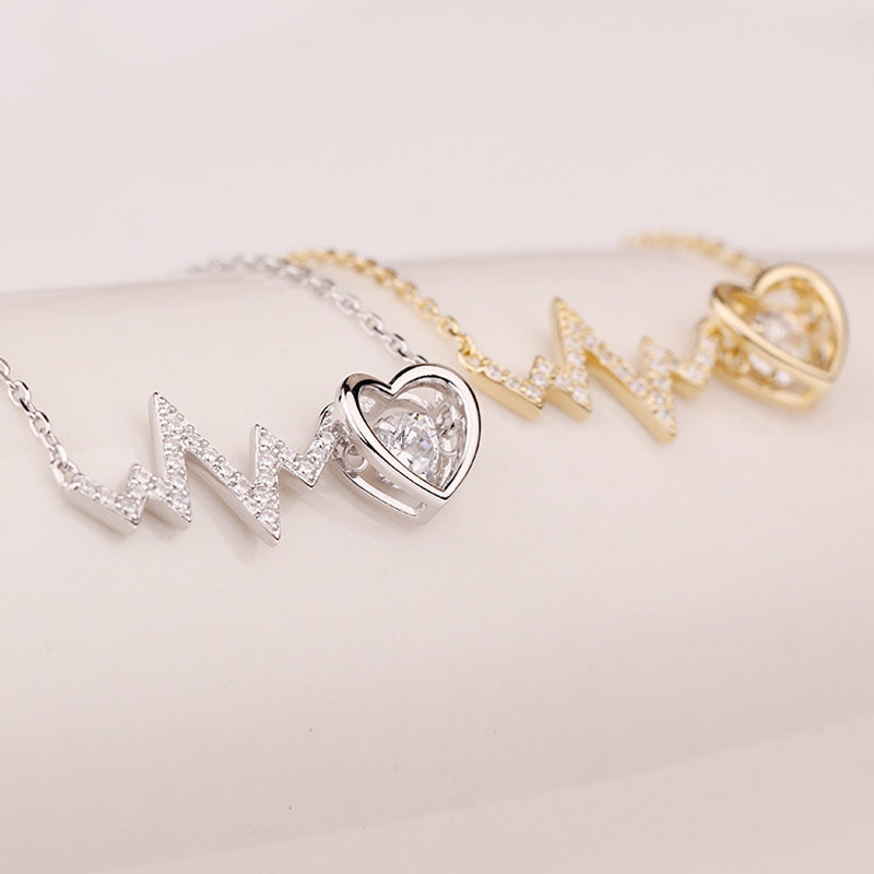 Love Heart Beating Necklace