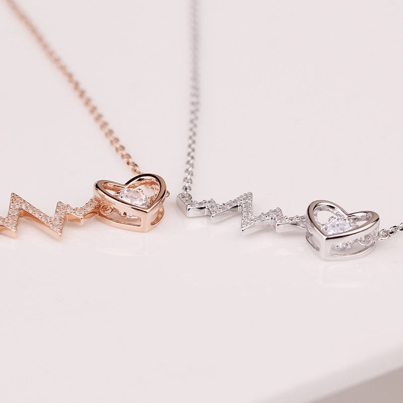 Love Heart Beating Necklace