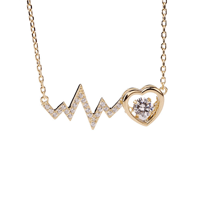 Love Heart Beating Necklace