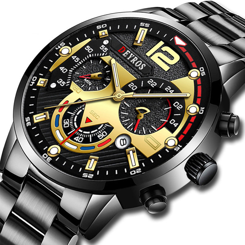 Luminous Automatic Quartz Movement Watch