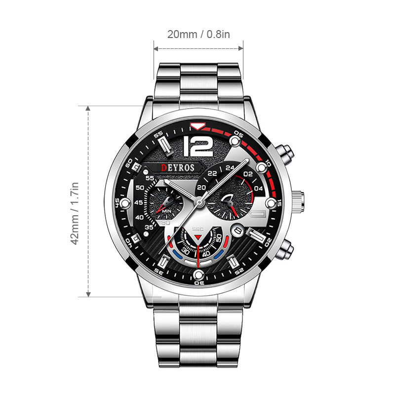 Luminous Automatic Quartz Movement Watch