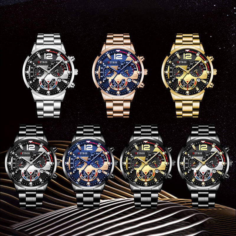 Luminous Automatic Quartz Movement Watch