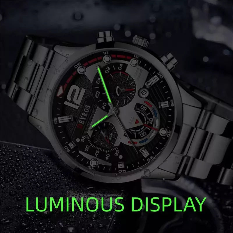 Luminous Automatic Quartz Movement Watch