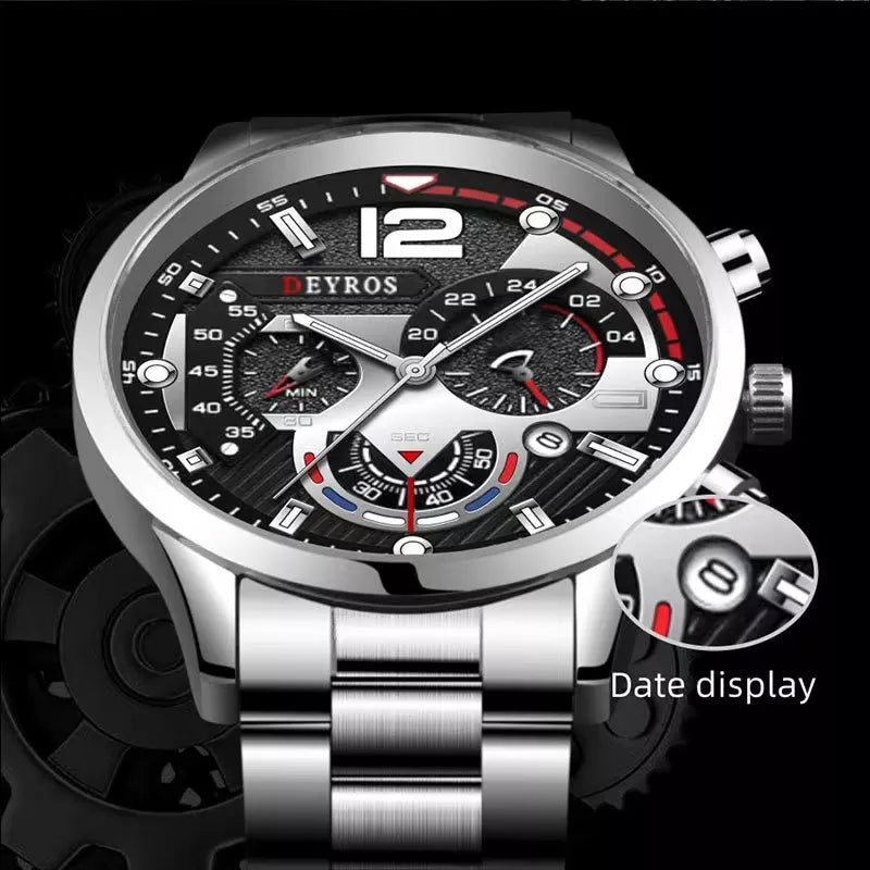 Luminous Automatic Quartz Movement Watch