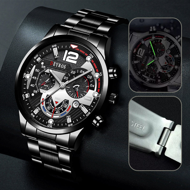 Luminous Automatic Quartz Movement Watch