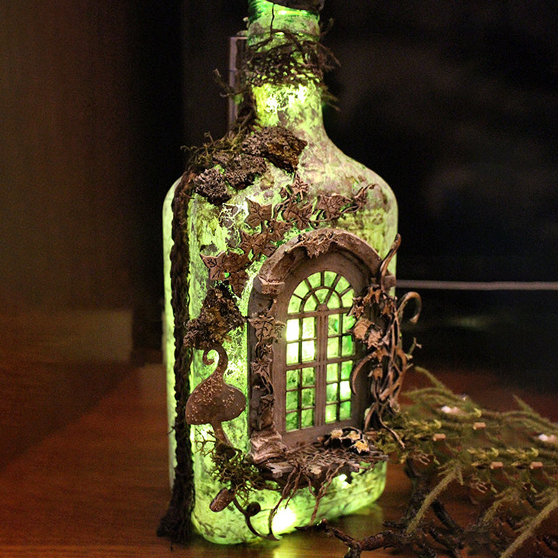 Luminous Wine Bottle
