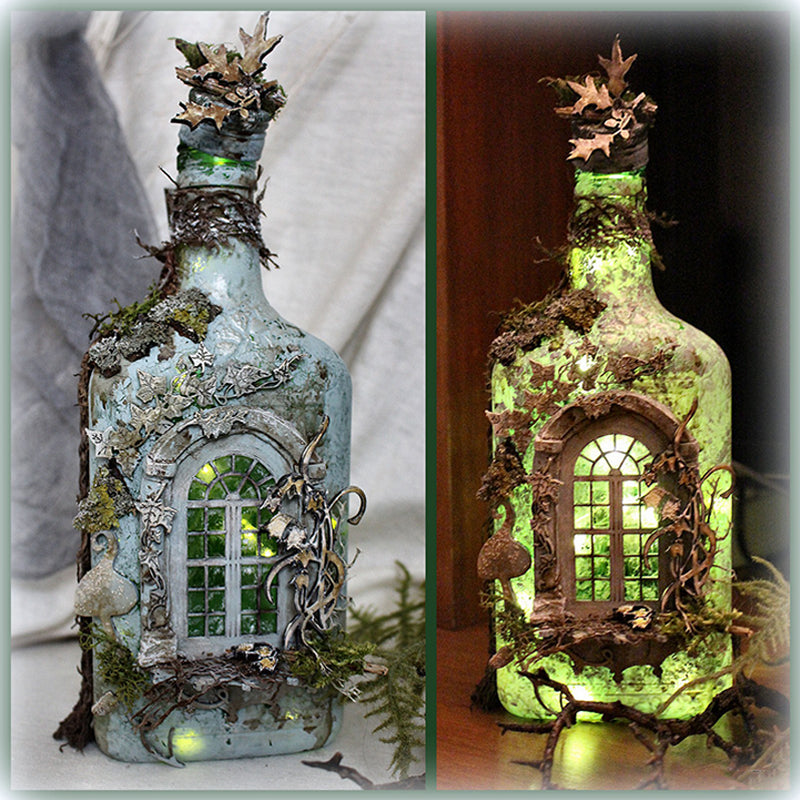 Luminous Wine Bottle