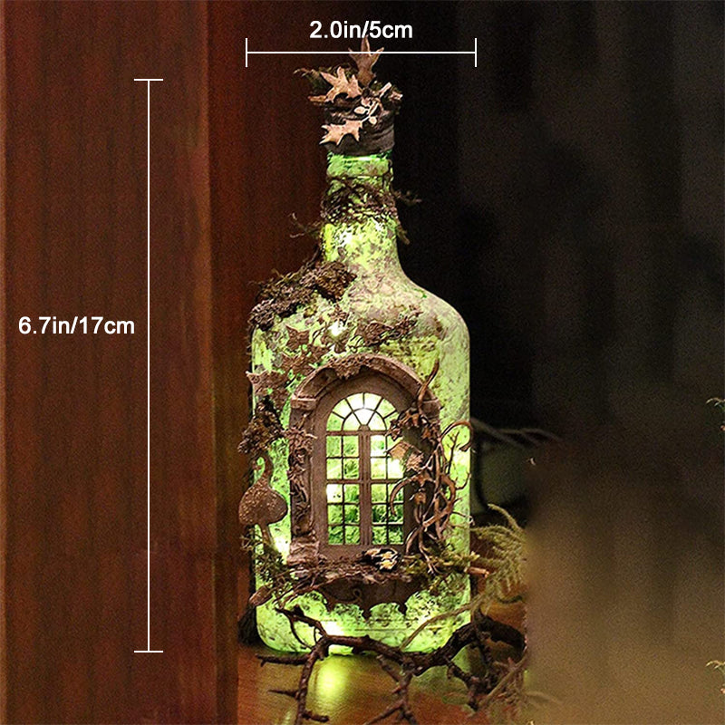 Luminous Wine Bottle