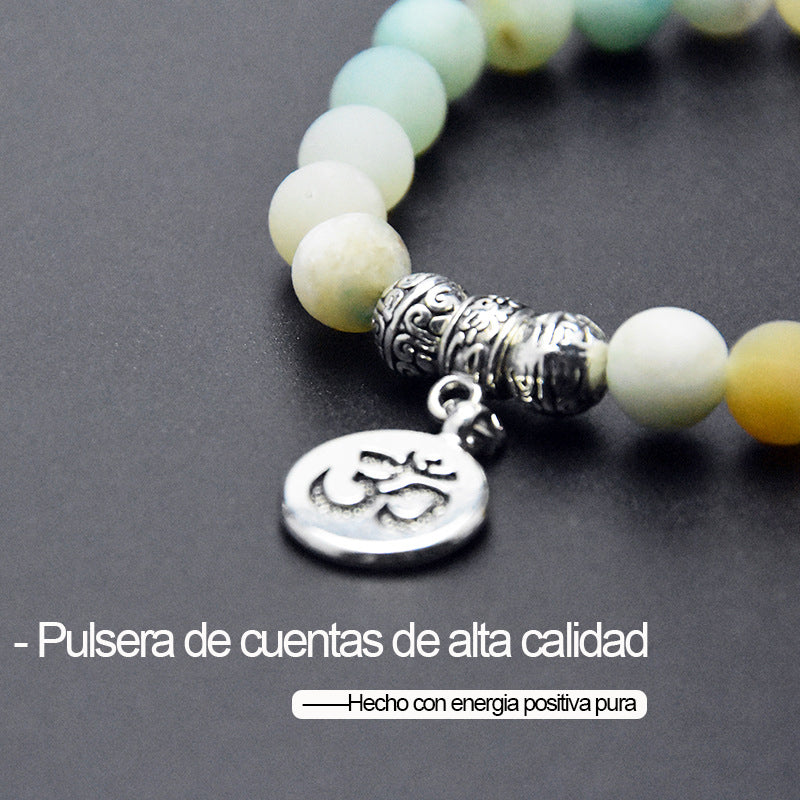 Matte Amazonite Beads Bracelet