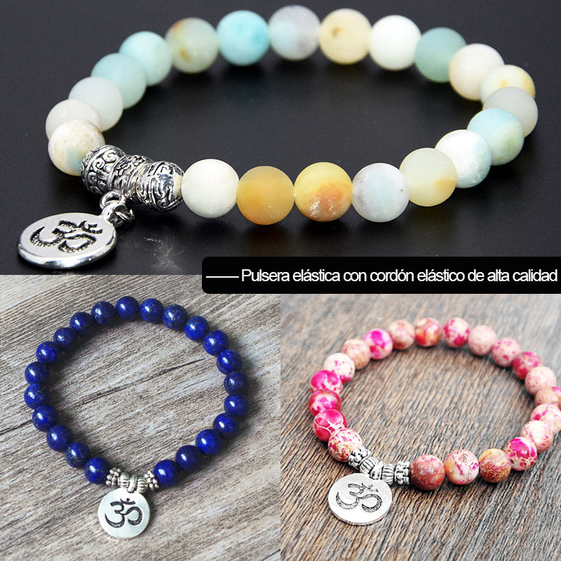 Matte Amazonite Beads Bracelet