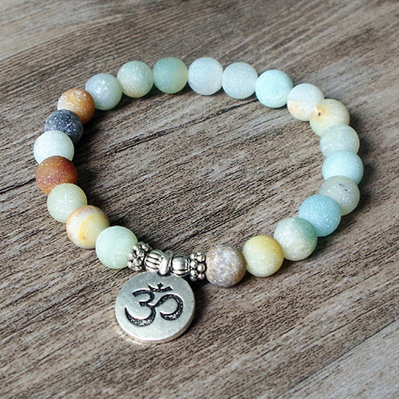Matte Amazonite Beads Bracelet