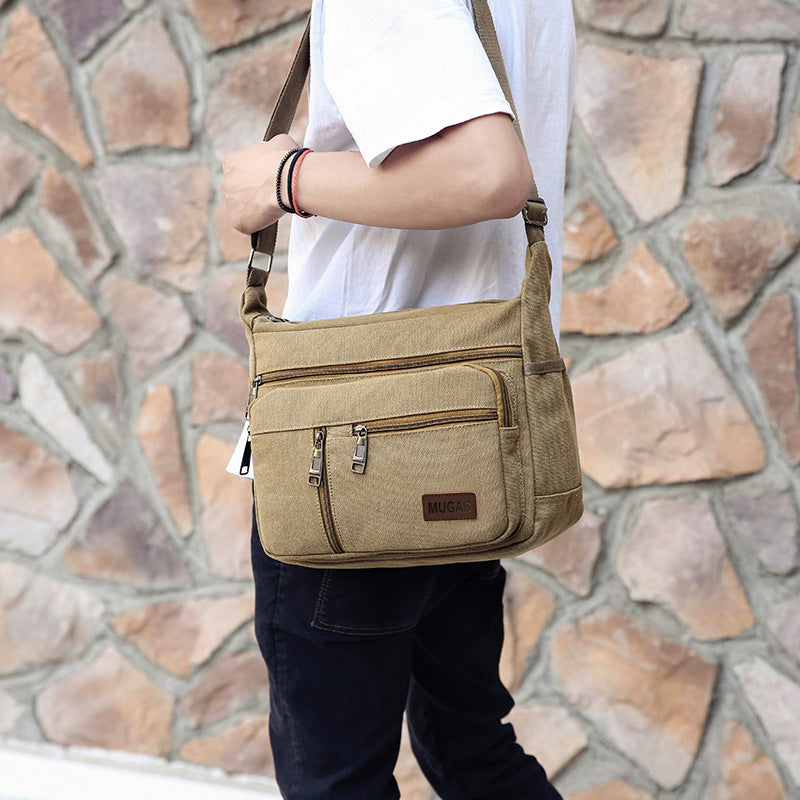 Men's Cross-body Canvas Bag