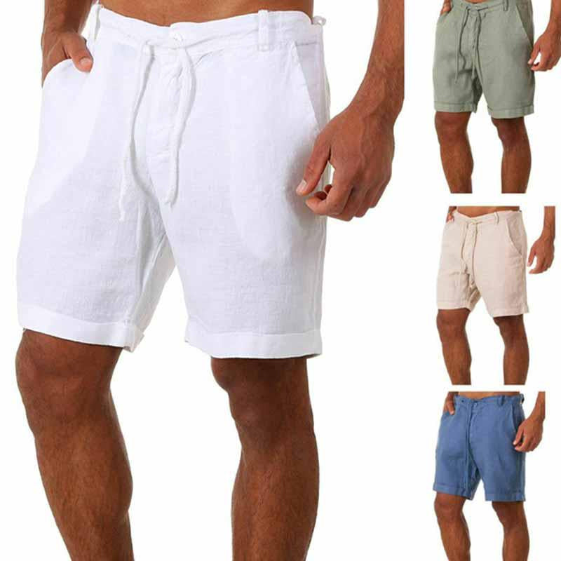 Men's Lace-Up Casual Shorts