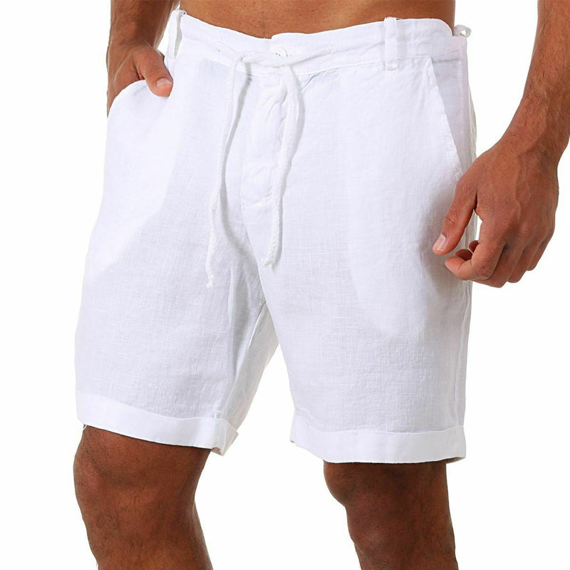 Men's Lace-Up Casual Shorts