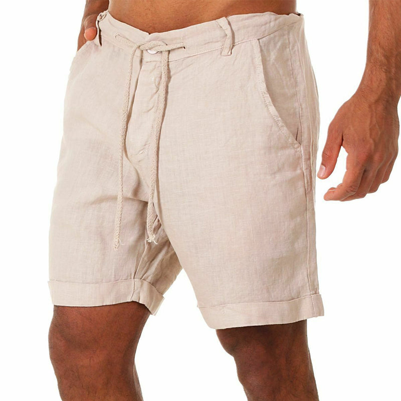 Men's Lace-Up Casual Shorts