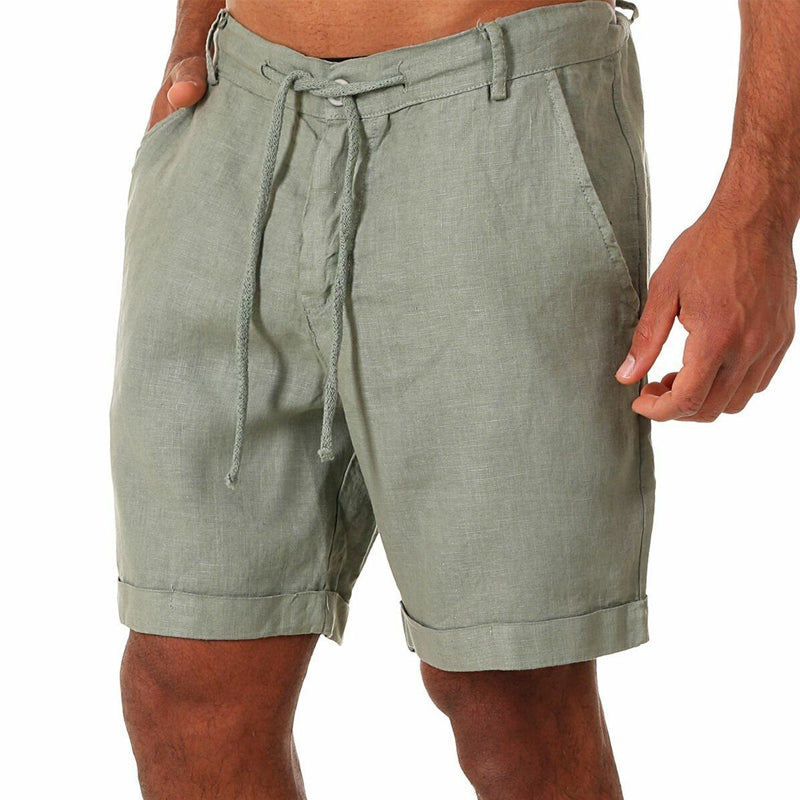 Men's Lace-Up Casual Shorts