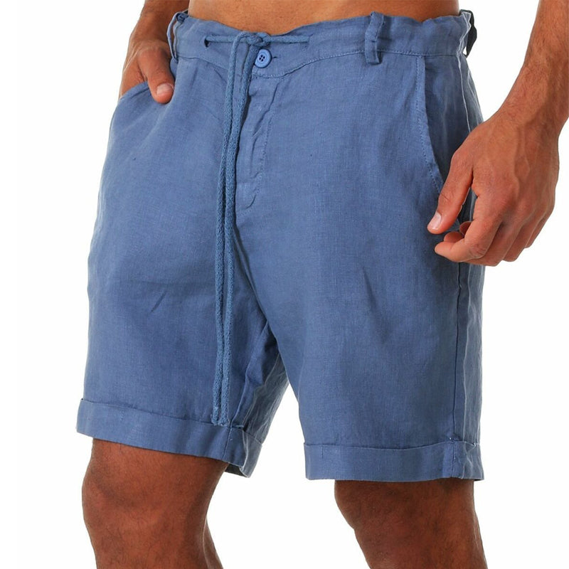 Men's Lace-Up Casual Shorts