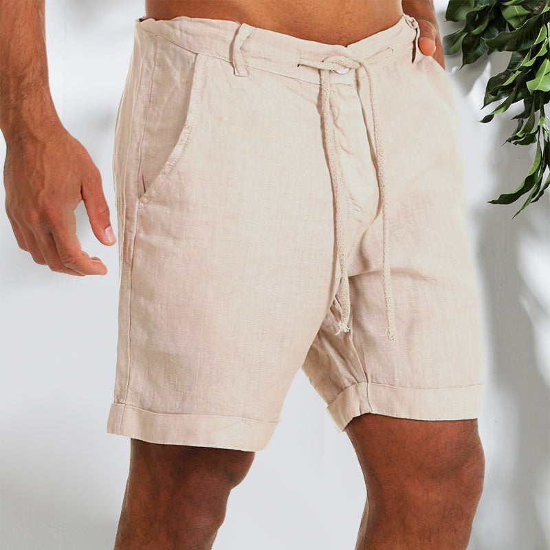 Men's Lace-Up Casual Shorts