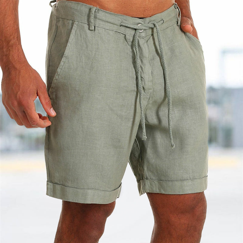 Men's Lace-Up Casual Shorts