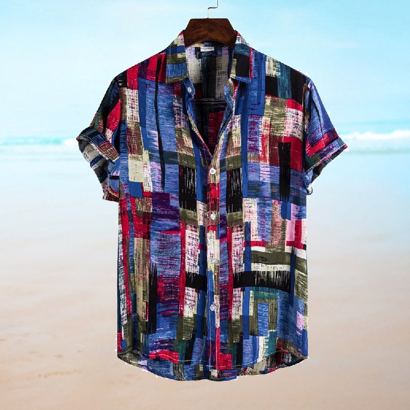 Men's Printed Short Sleeve Shirt