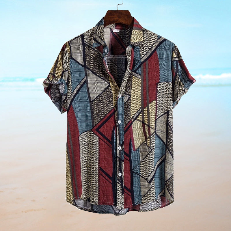 Men's Printed Short Sleeve Shirt
