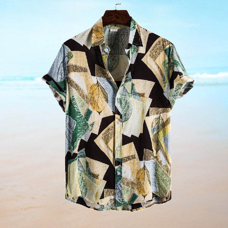 Men's Printed Short Sleeve Shirt